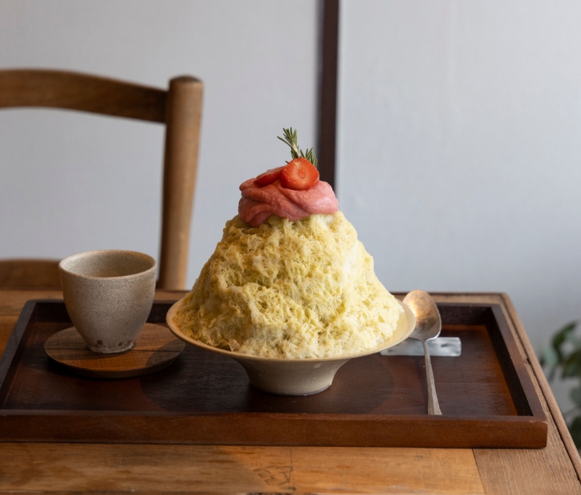 氷と共に心もとろける♡  唯一無二の味の組み合わせを年中楽しめる「白翠」のかき氷！